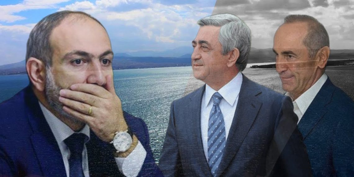 Никол Пашинян, Серж Саргсян и Роберт Кочарян. Иллюстрация: YouTube