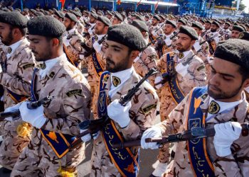 КСИР на параде в Тегеране. Фото: AFP