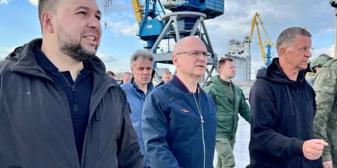 Глава ДНР Денис Пушилин и первый заместитель руководителя Администрации президента Сергей Кириенко. Фото: Telegram