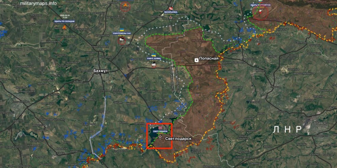 Светлодарск донецкая область карта