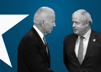 Джо Байден и Борис Джонсон. Фото: Sky News