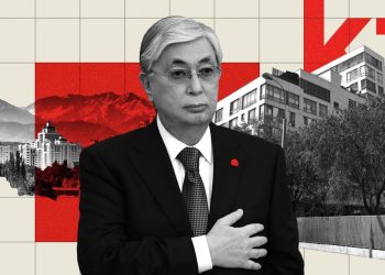 Касым-Жомарт Токаев. Иллюстрация: vlast.kz