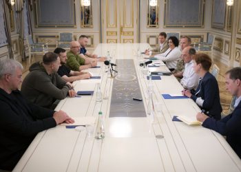 Зеленский провел встречу с министром обороны Великобритании. Фото: president.gov.ua