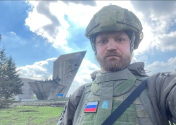 Военкор Александр Коц. Фото: t.me/sashakots