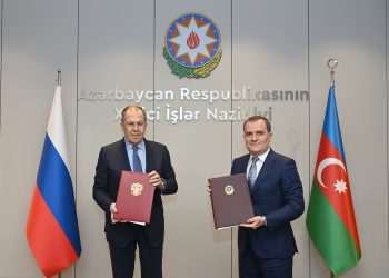 Сергей Лавров и Джейхун Байрамов. Фото: mfa.gov.az