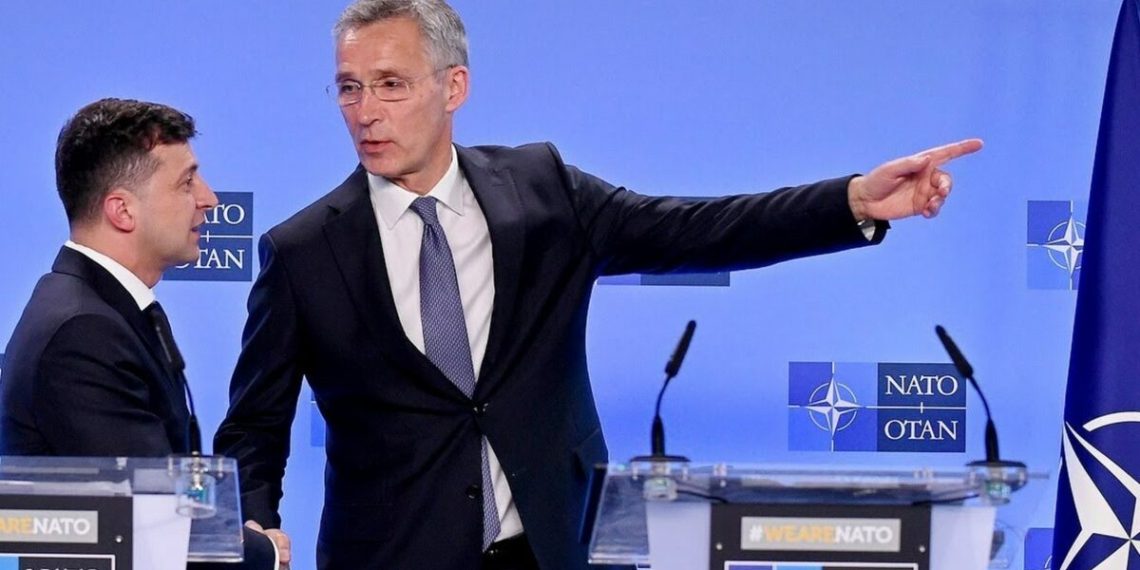 Владимир Зеленский и Йенс Столтенберг