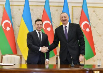 Ильхам Алиев и Владимир Зеленский. Фото: пресс-служба бакинского режима