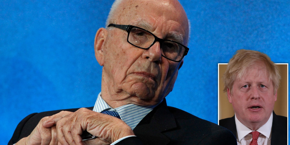 Руперт Мердок и Борис Джонсон. Фото: metro.co.uk