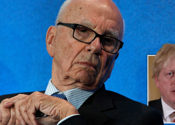 Руперт Мердок и Борис Джонсон. Фото: metro.co.uk