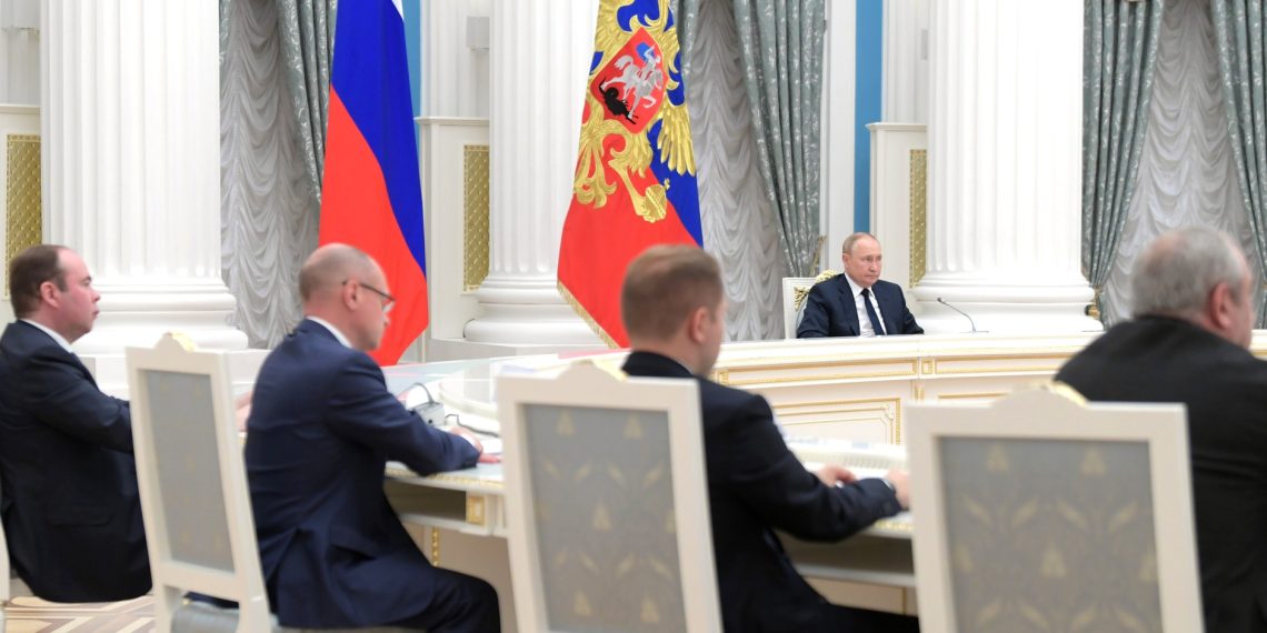 Встреча Владимира Путина с руководством Госдумы и главами фракций. Фото: РИА «Новости»