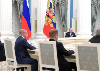 Встреча Владимира Путина с руководством Госдумы и главами фракций. Фото: РИА «Новости»