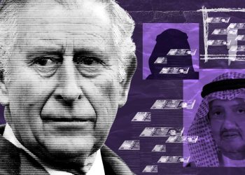 Принц Чарльз и его партнер Бакр бен Ладен. Фото: thetimes.co.uk