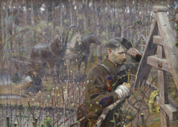 Картина «Веночек. Правая часть триптиха». Автор: Павел Рыженко/ павел-рыженко.рф