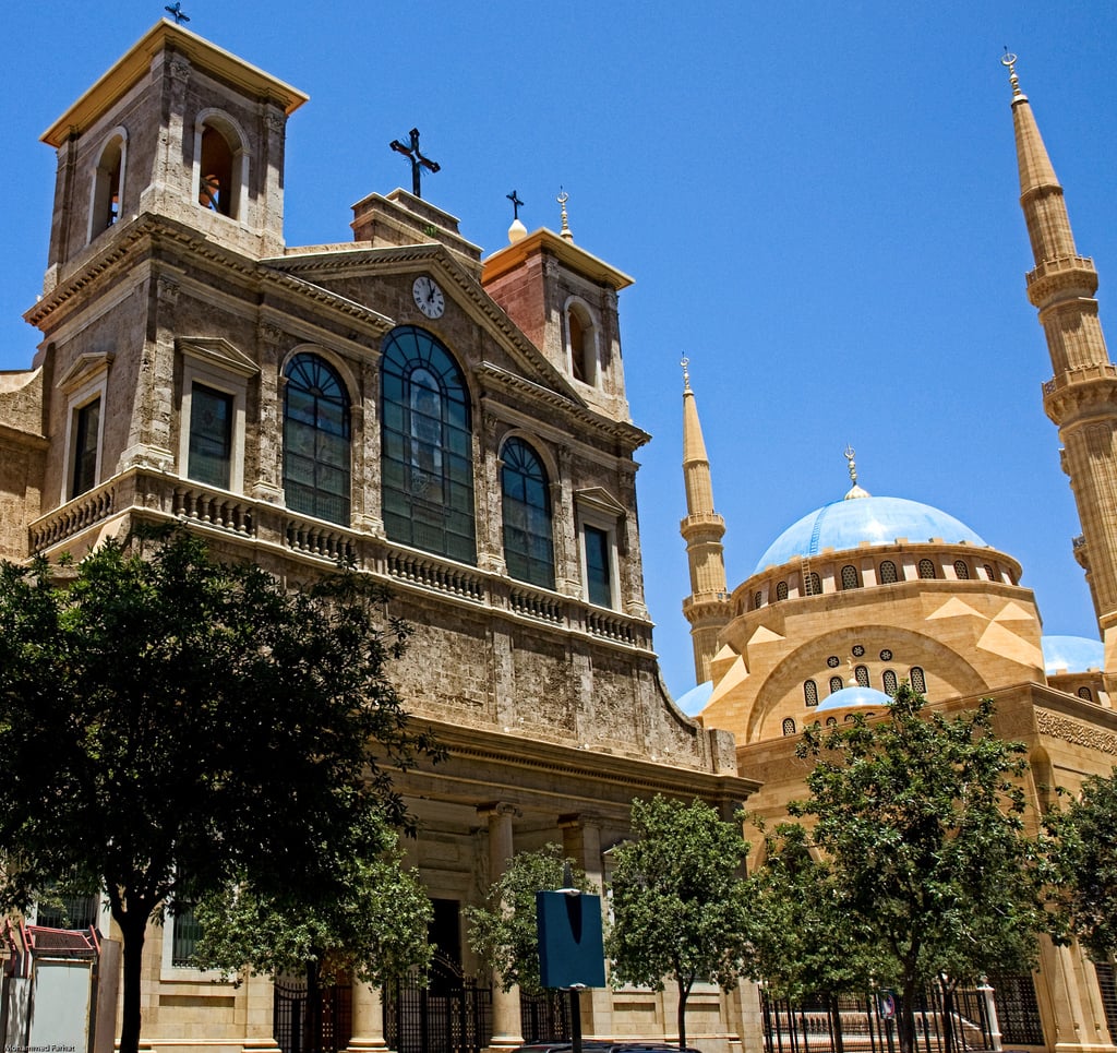 Церковь Святого Георгия. Центр Бейрута.