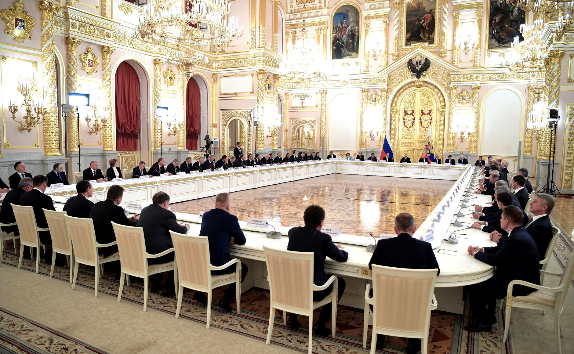 Встреча президента России с представителями отечественного бизнеса. Фото: kremlin.ru