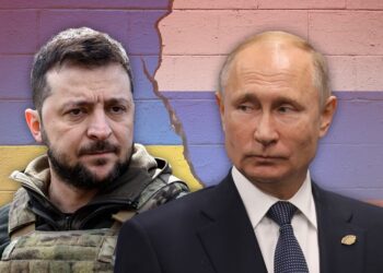 Владимир Путин и Владимир Зеленский. Иллюстрация: independent.co.uk