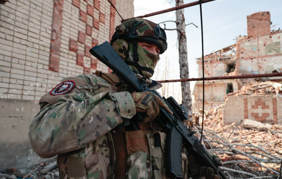 Боец ЧВК «Вагнер». Фото: ТАСС / Спринчак Валентин