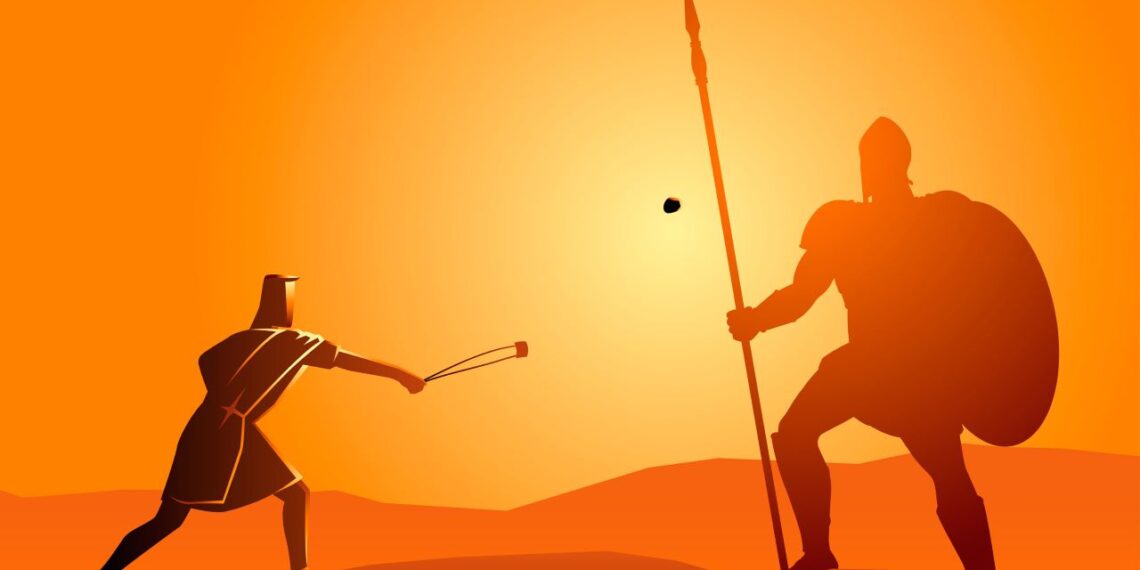 Давид против Голиафа. Фото: islam.ru