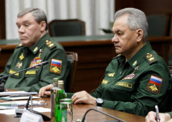 Валерий Герасимов и Сергей Шойгу