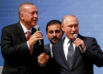 Реджеп Эрдоган и Владимир Путин