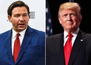 Рон Десантис и Дональд Трамп. Фото: Getty