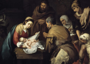 «Поклонение пастухов». Бартоломе Эстебан Мурильо. 1650 год. Из Музея Прадо в Мадриде.