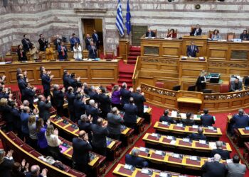 Парламент Греции. Фото: Йоргос Карахалис / Bloomberg