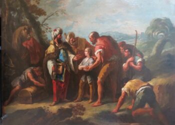 Гаспаро Дициани. «Братья продают Иосифа в рабство». Холст, масло. XVIII век