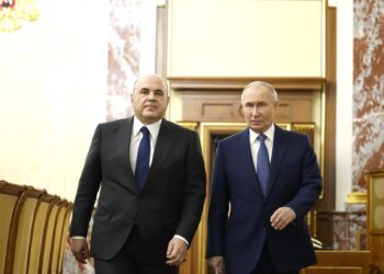 Михаил Мишустин и Владимир Путин. Фото: пресс-служба правительства РФ