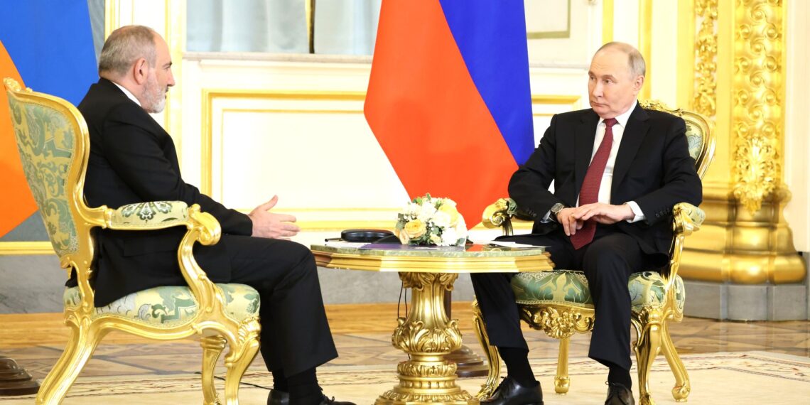 Никол Пашинян и Владимир Путин. Фото: kremlin.ru