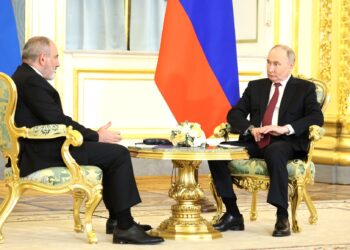 Никол Пашинян и Владимир Путин. Фото: kremlin.ru