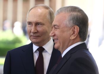 Владимир Путин и Шавкат Мирзиёев. Фото: kremlin.ru