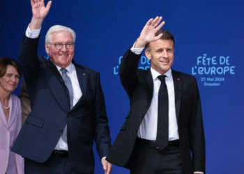 Вальтер Штайнмайер и Эммануэль Макрон