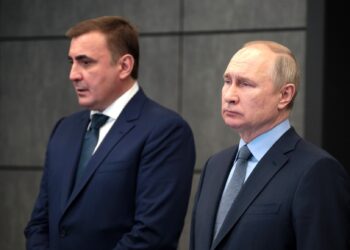 Алексей Дюмин и Владимир Путин. Фото: kremlin.ru