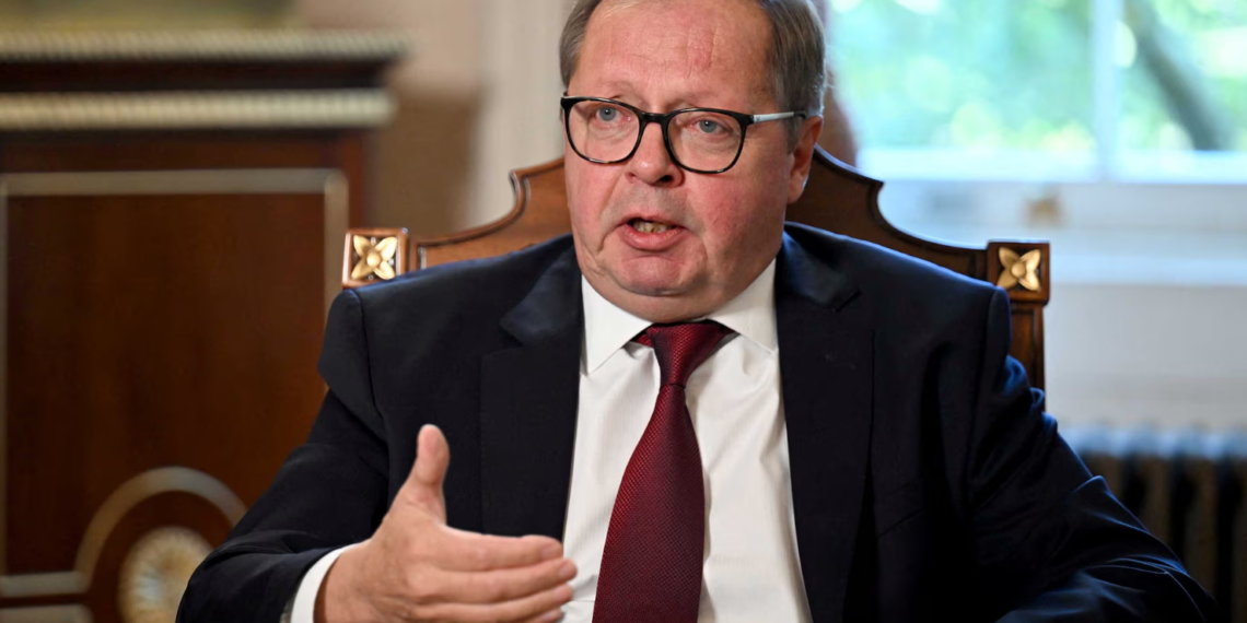 Посол России в Великобритании Андрей Келин. Фото: Джефф Оверс/BBC/Reuters