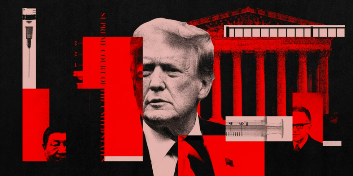 Дональд Трамп. Коллаж: theatlantic.com