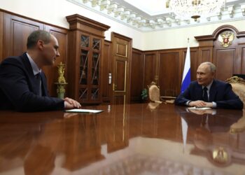 Встреча с Денисом Паслером. Фото: kremlin.ru