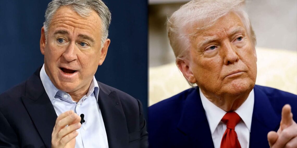 Кен Гриффин и Дональд Трамп