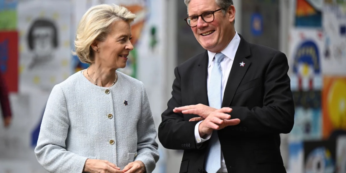 Урсула фон дер Ляйен и Кир Стармер