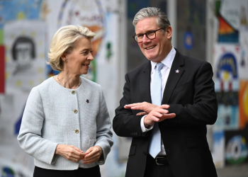 Урсула фон дер Ляйен и Кир Стармер