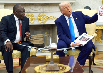 Сирил Рамафоса и Дональд Трамп