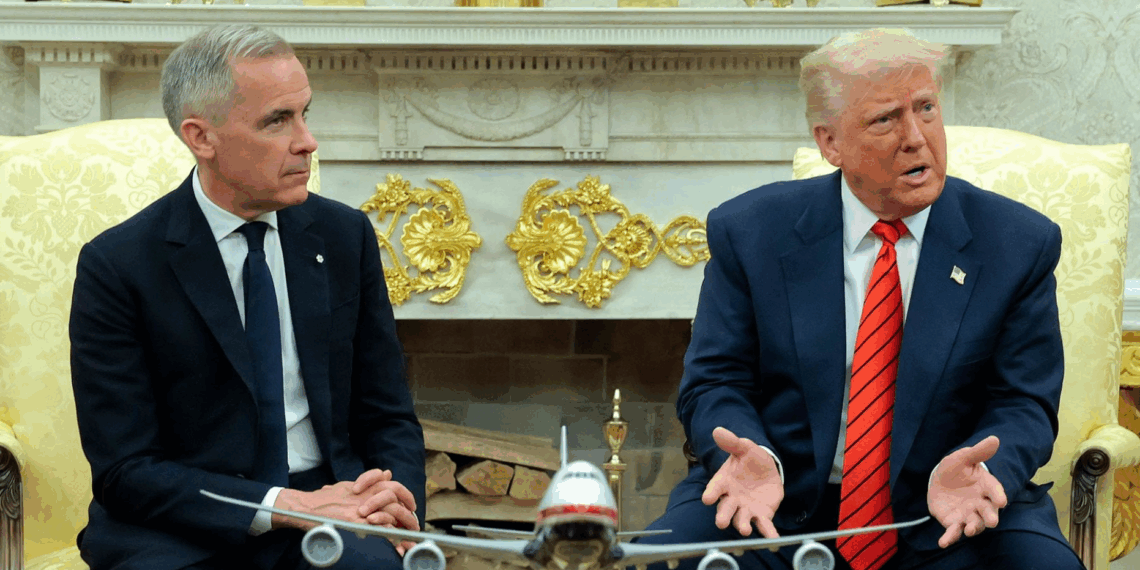 Марк Карни и Дональд Трамп