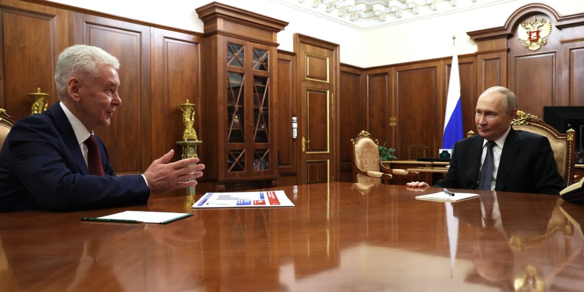 Встреча с мэром Москвы Сергеем Собяниным. Фото: kremlin.ru