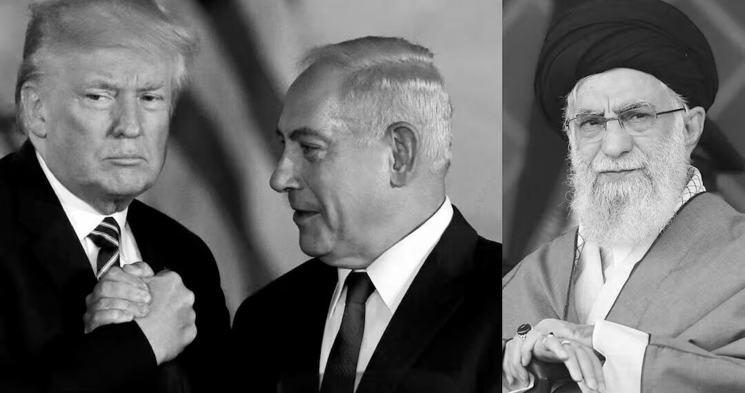 Али Хаменеи, Дональд Трамп и Биньямин Нетаньяху