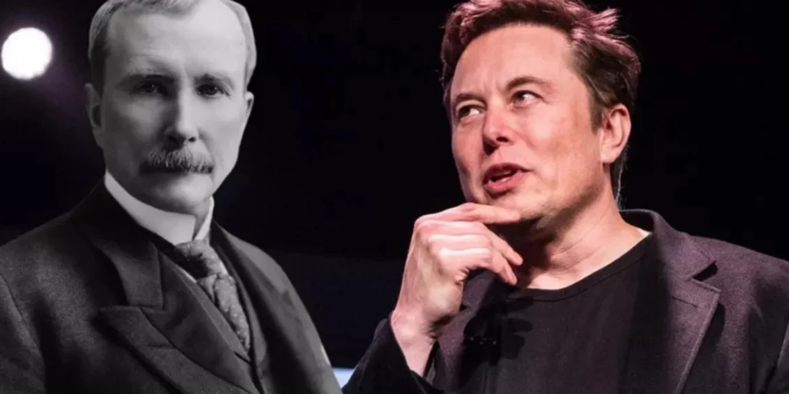 Джон Рокфеллер и Илон Маск