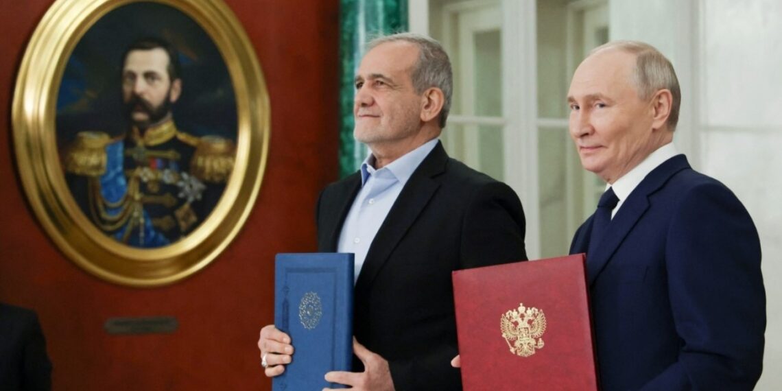 Владимир Путин и Масуд Пезешкиян. Фото: Sputnik