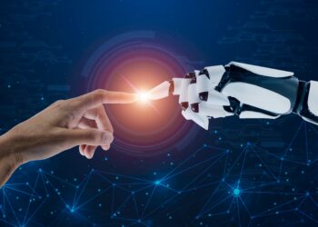 Человек и искусственный интеллект. Фото: anantacentre.in