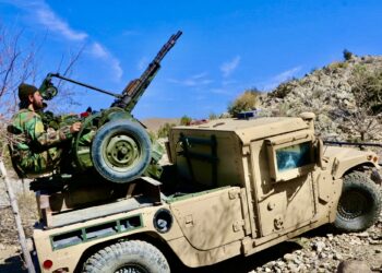 Афгано-пакистанская граница, март 2026 года. Фото: AFP / Getty