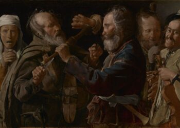 Жорж де Латур. "Драка музыкантов", 1630 год