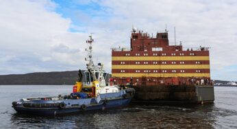 Россия показала миру плавучую атомную электростанцию